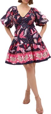 City Chic Simono Fit & Flare Minidress
