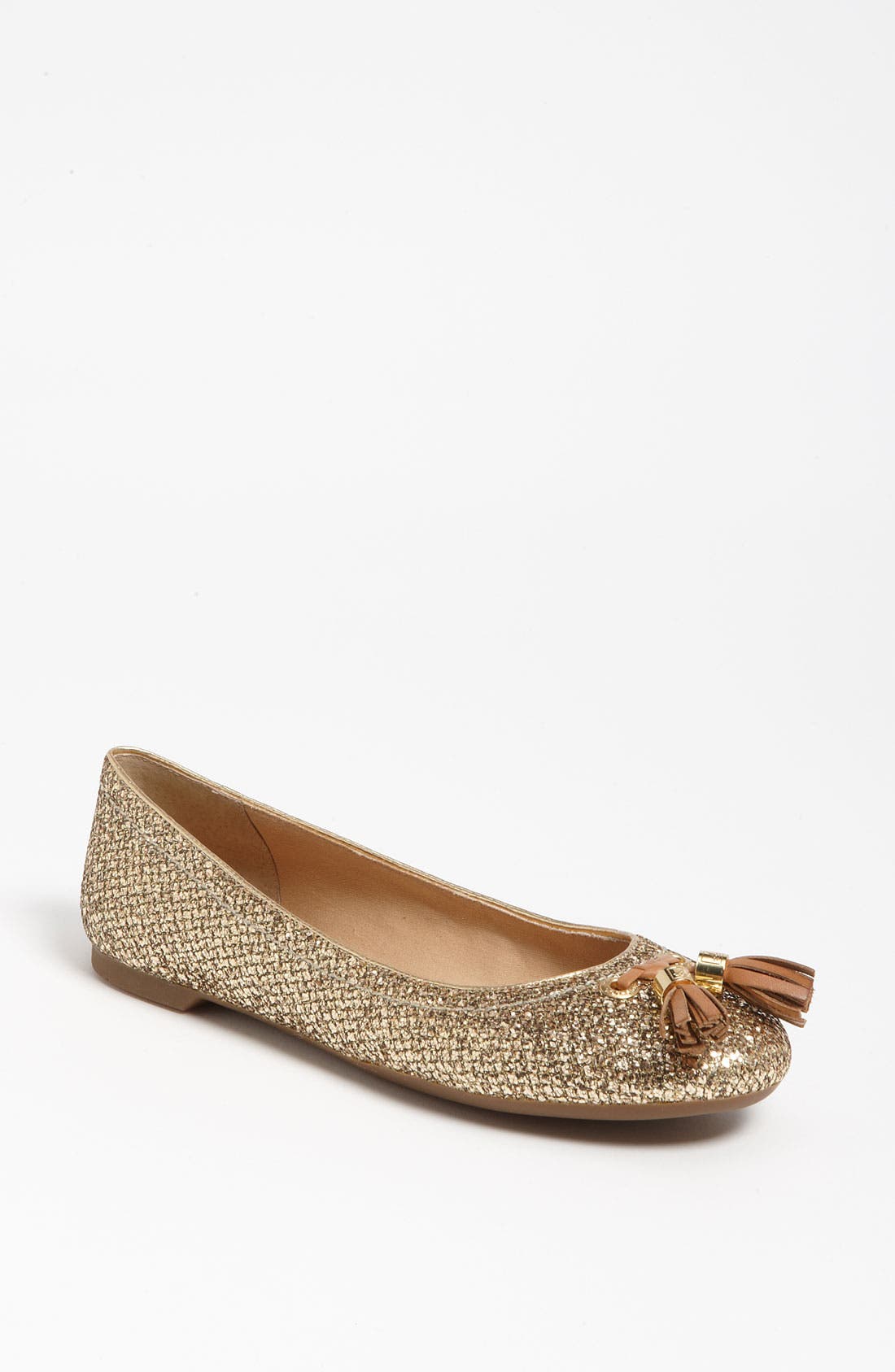 Sperry Top-Sider® 'Bliss' Flat, Main, color, GOLD GLITTER