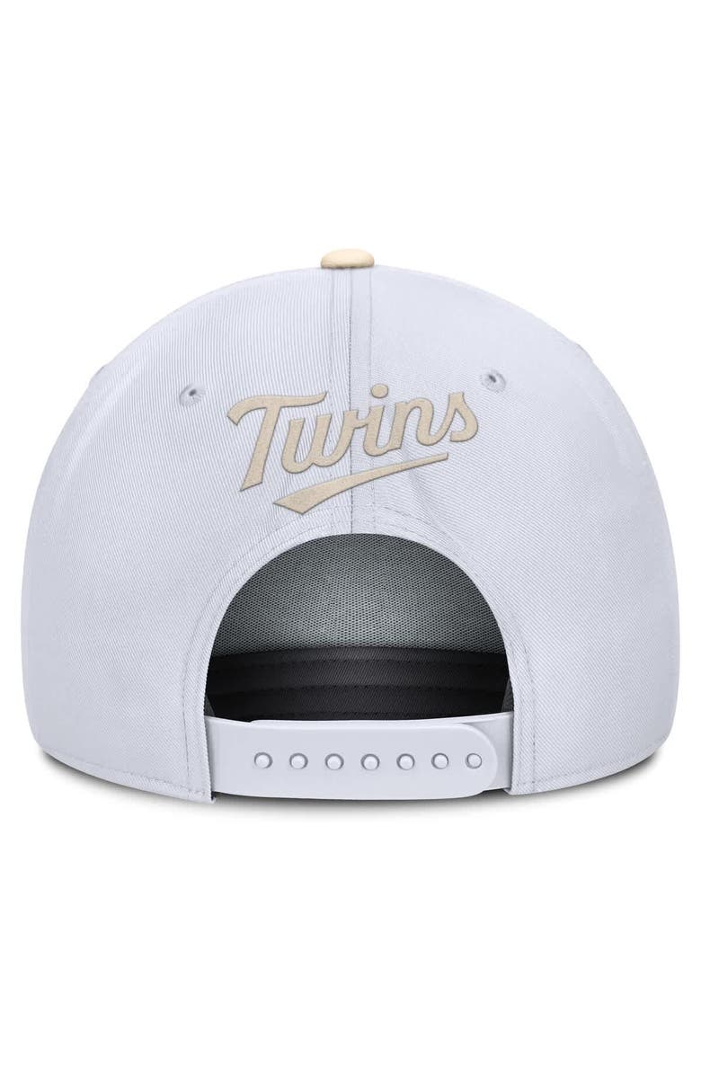 Nike Men's Nike  White/Cream Minnesota Twins Pro Performance Snapback Hat, Alternate, color, 