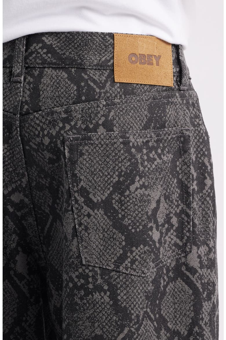 Classic Baggy Jeans, Alternate, color, SNAKE PRINT