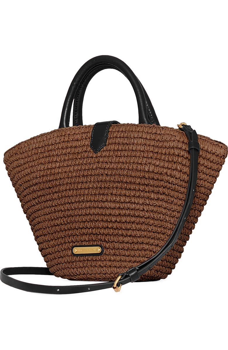 Rebecca Minkoff Mini Megan Woven Fan Tote, Alternate, color,