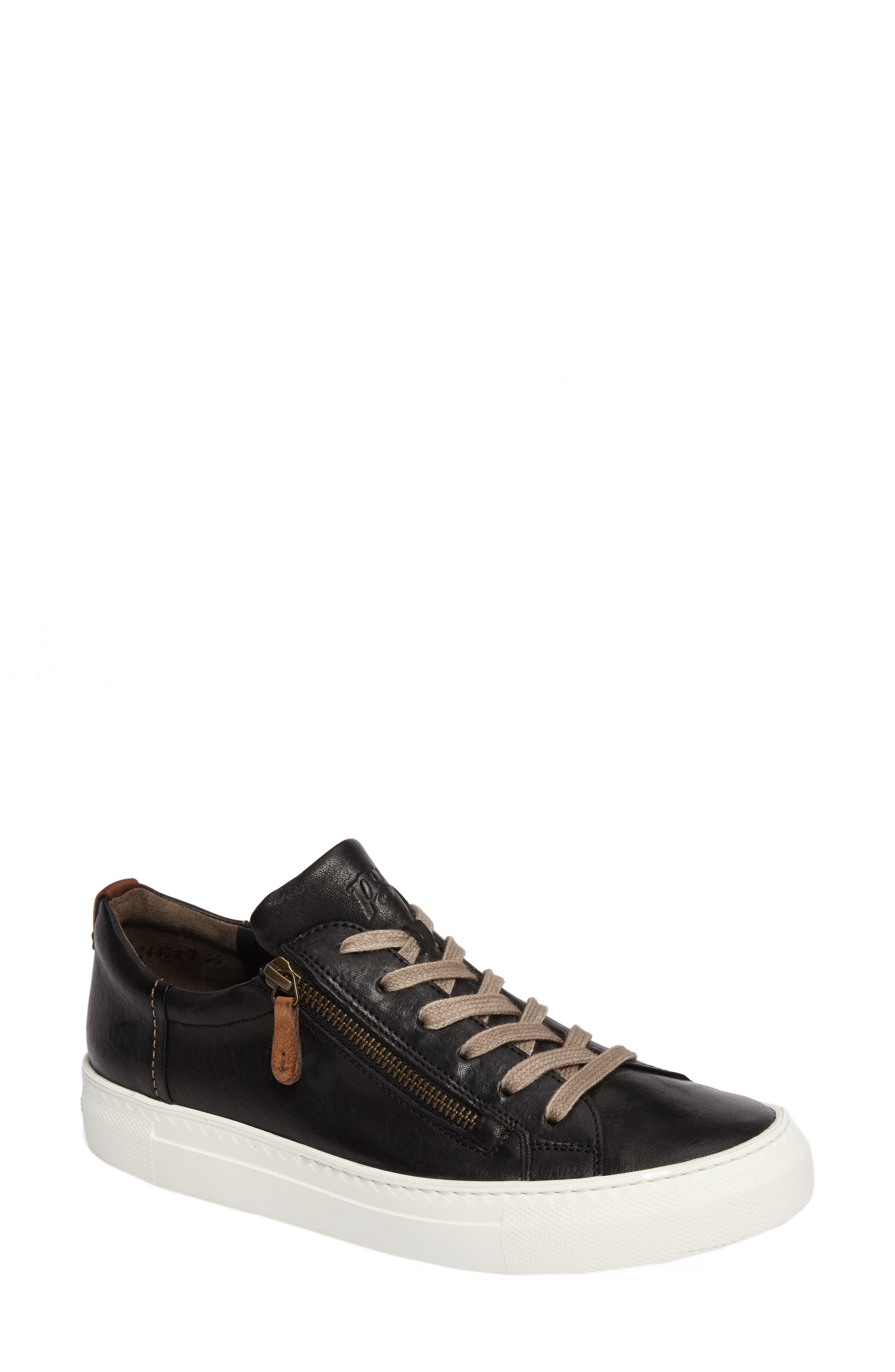 Paul Green Side Zip Sneaker, Main, color, 