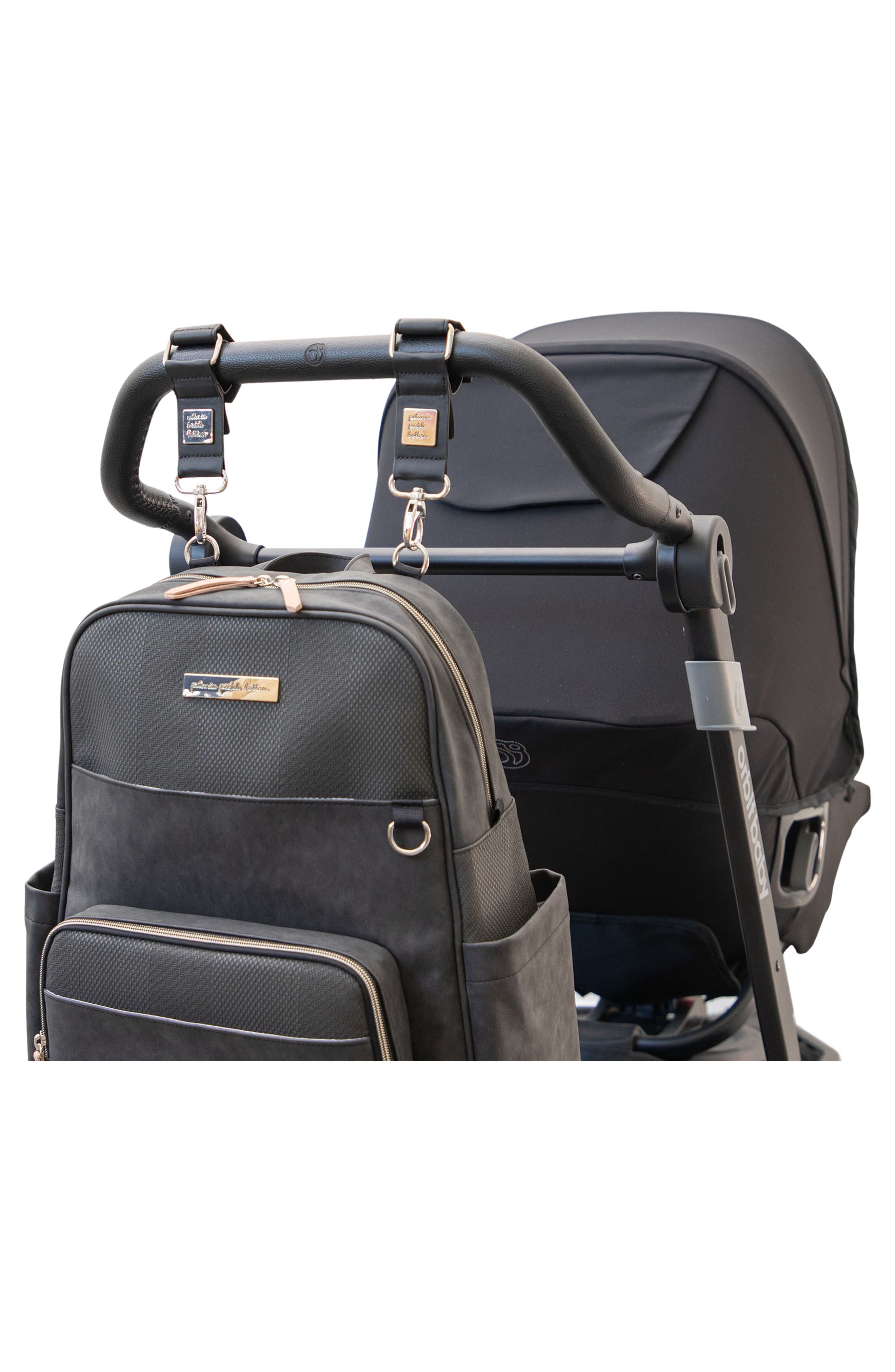 Petunia Pickle Bottom Sync Water Resistant Diaper Backpack, Alternate, color, Black