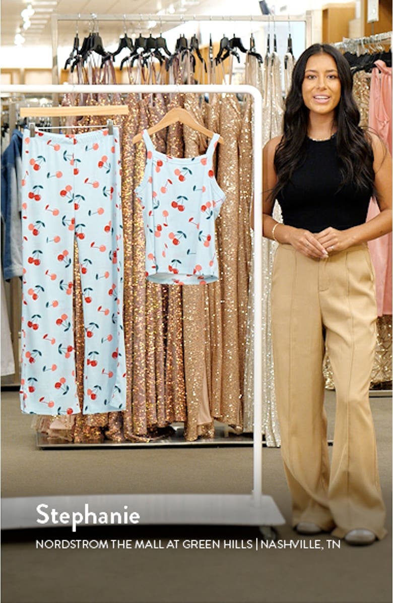 Kids' Print Rib Two-Piece Pajamas, sales video thumbnail