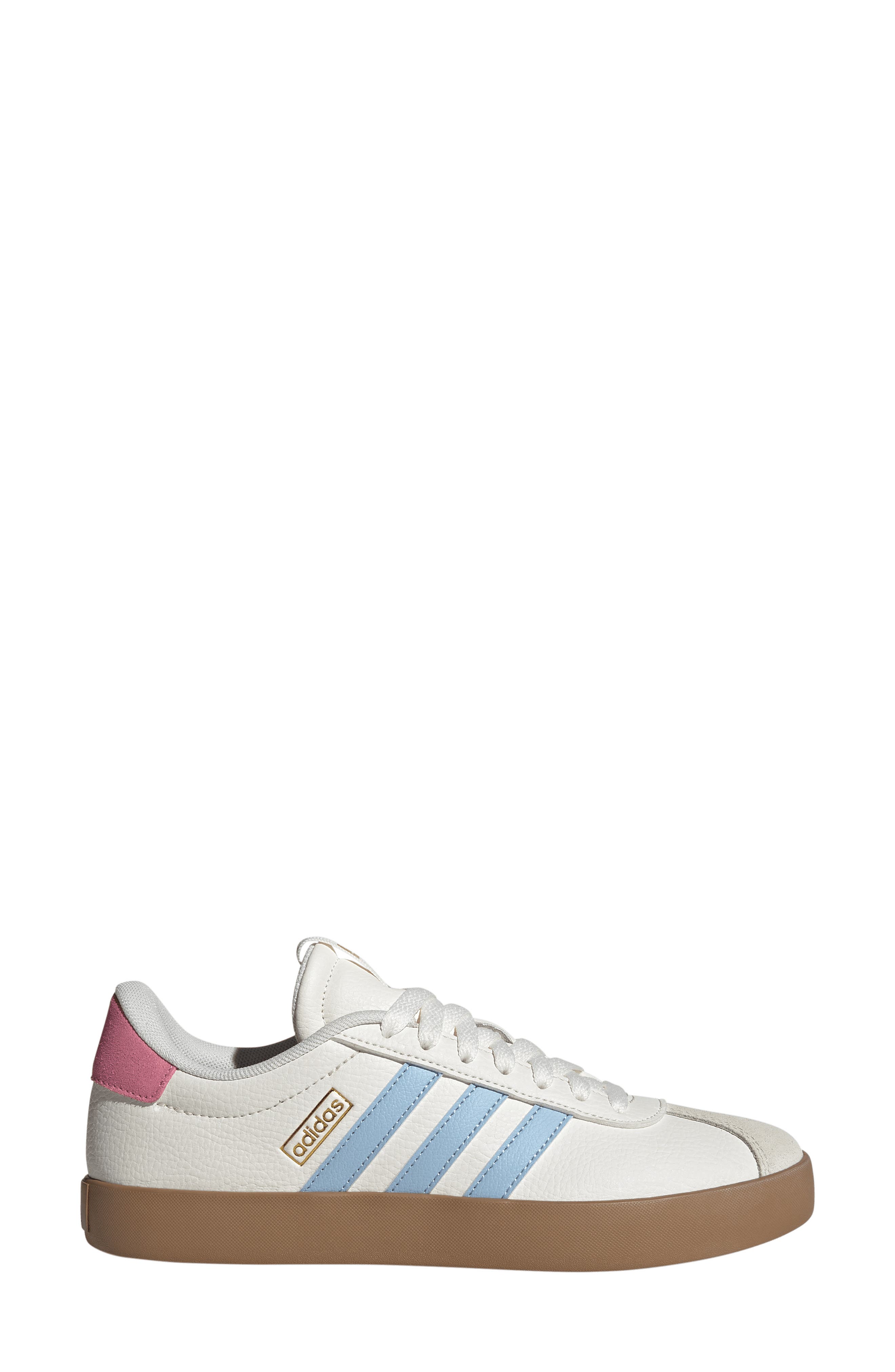 VL Court 3.0 Sneaker, Alternate, color, WHITE/ CLEAR SKY/ BLISS PINK