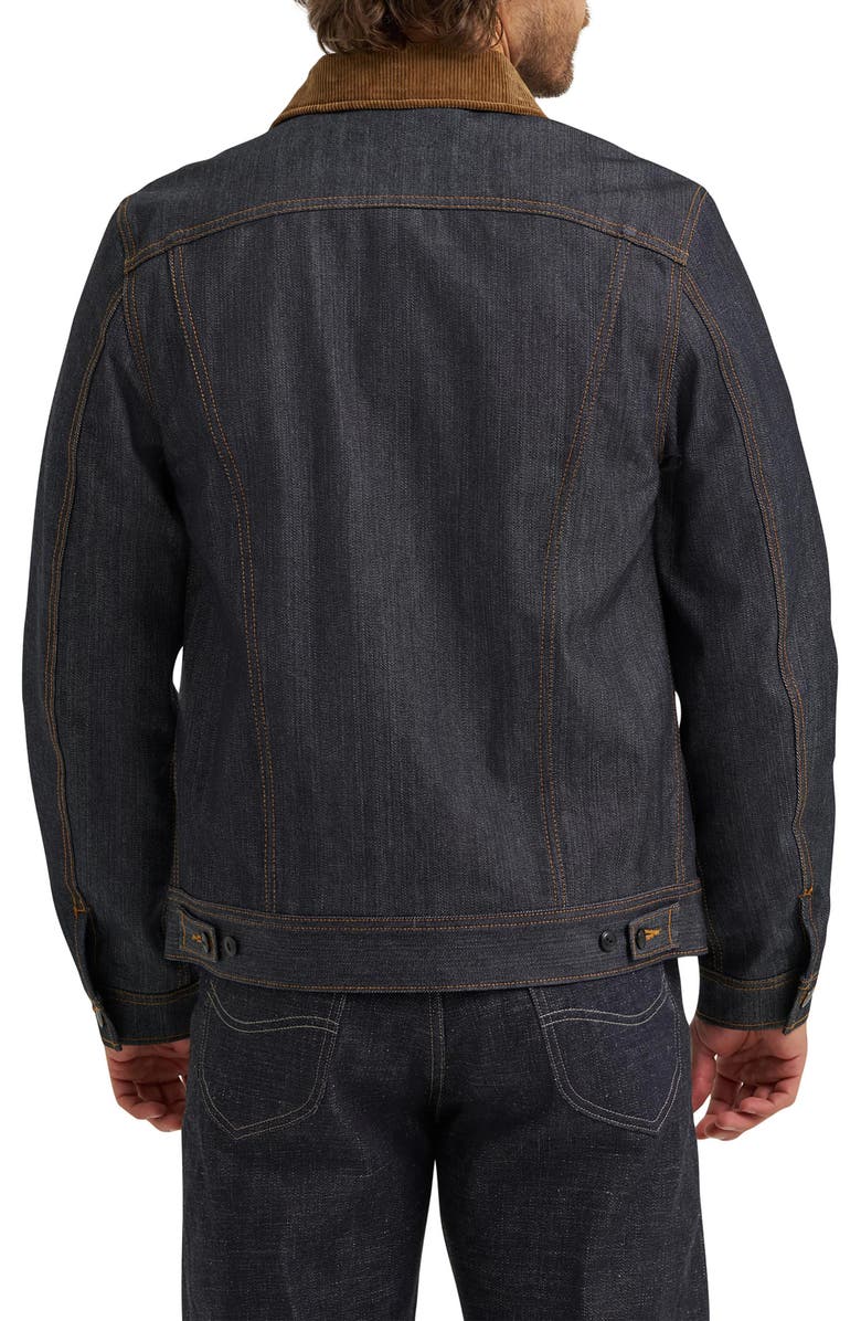 Lee 101 Denim Jacket, Alternate, color, Dry Indigo