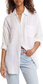 Rip Curl Premium Linen Button-Up Blouse