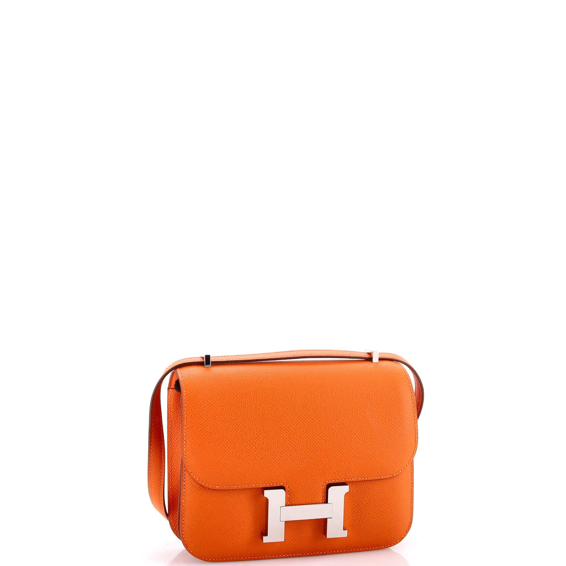 Pre-Owned Hermes Constance NM Bag Epsom 18, Alternate, color, Orange H