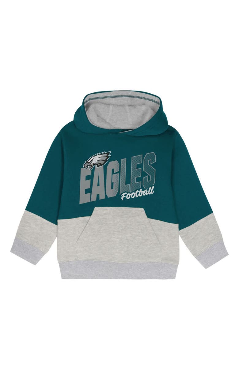 Outerstuff Toddler Outerstuff Midnight Green Philadelphia Eagles Lineman Fleece Hoodie & Pants Set, Alternate, color, Green