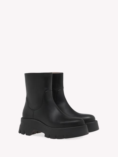 Shop Gianvito Rossi Montey Bootie In Black Calf
