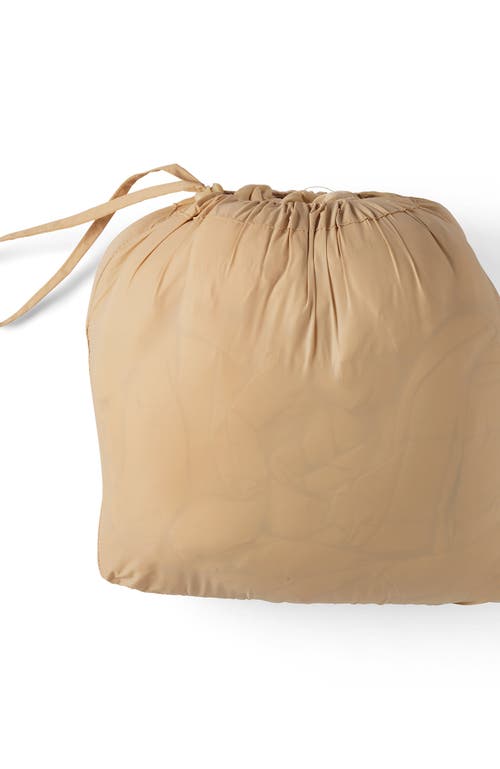 Lands' End Ultralight Packable Long Down Coat In Neutral