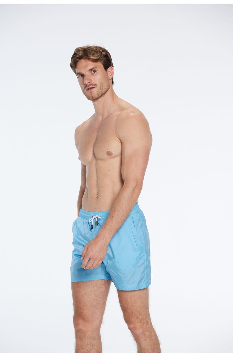 Moeva Louis - Men Swim Shorts, Alternate, color, Blue