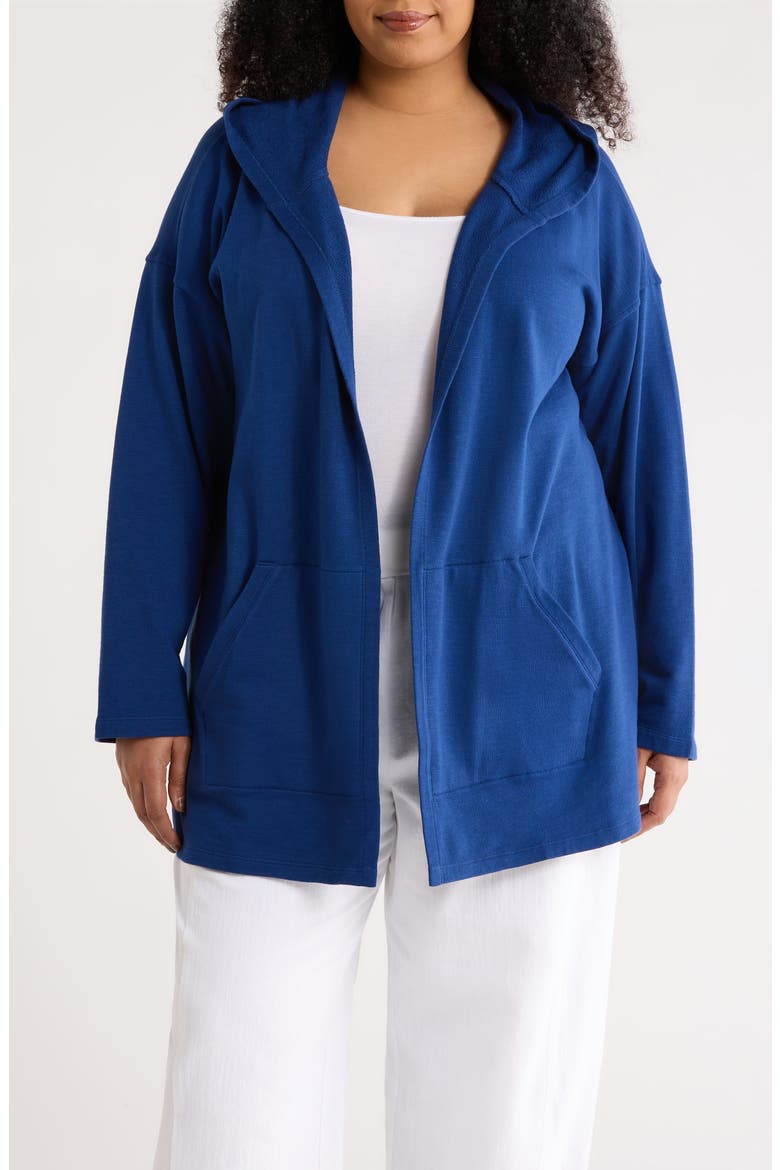 Organic Cotton Hooded Jacket, Main, color, DEEP DIVE