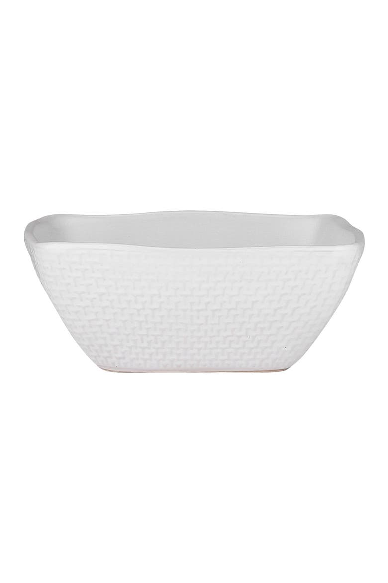 Olivia Stoneware 4-Piece Bowl Set, Alternate, color, White