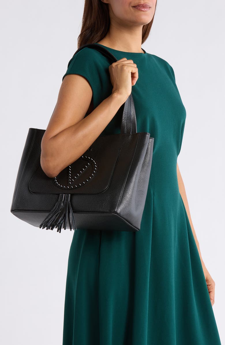 VALENTINO BY MARIO VALENTINO Estelle Rock Tote Bag, Alternate, color, Black