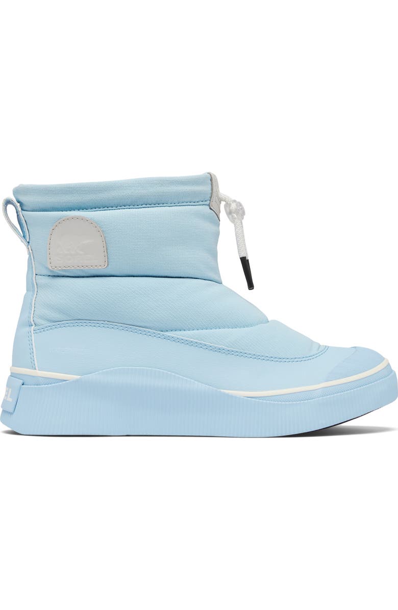 SOREL Out N About IV Puffy Lace-Up Waterproof Boot, Alternate, color, Arctic Sea/ Chalk