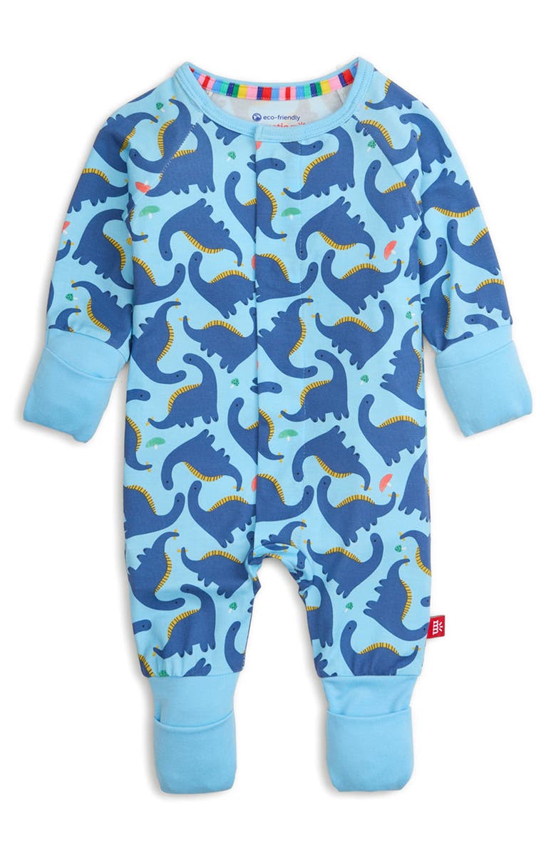 Magnetic Me Necks Generation Magnetic Closure Convertible Romper, Alternate, color, Blue