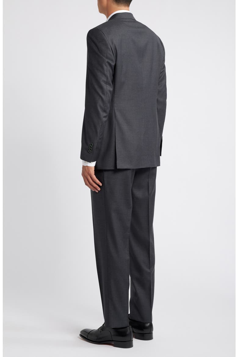 Solid Wool Suit, Alternate, color, CHARCOAL