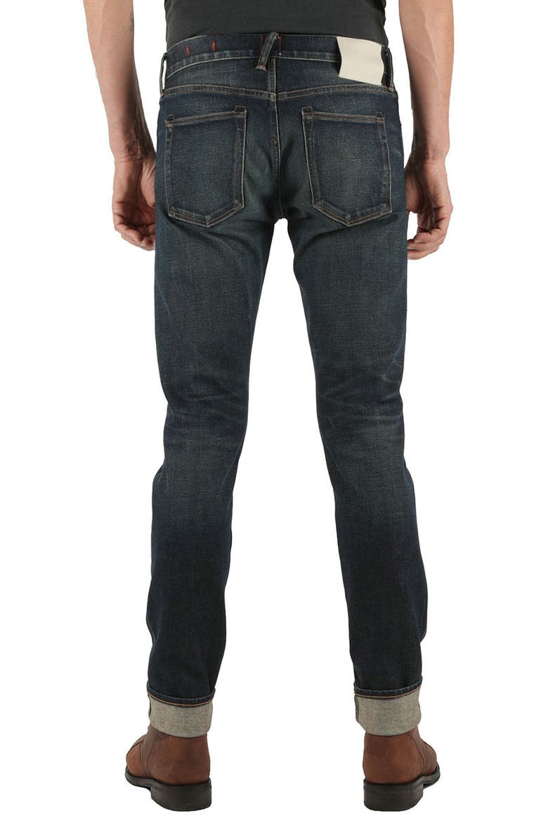 HIROSHI KATO The Scissors Slim Tapered 14-Ounce Stretch Selvedge Jeans, Alternate, color,