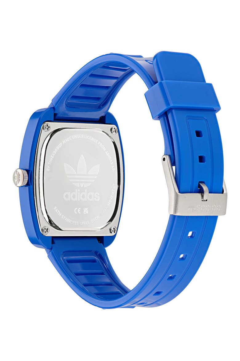 Retro Wave Two Bio-Resin Strap Watch, 37mm, Alternate, color, BLUE