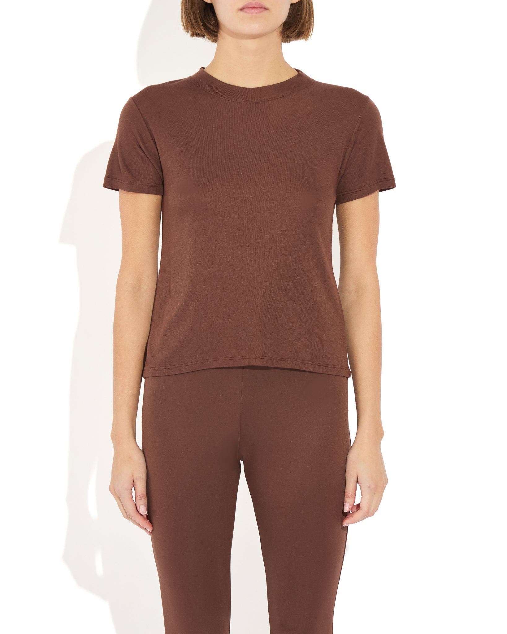 The Park Willa Tee In Brown