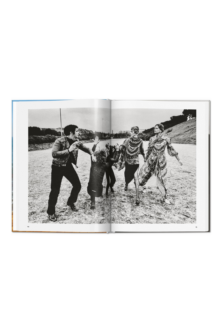 Helmut Newton Book, Alternate, color, Ocean Blue