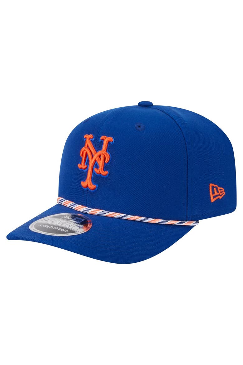 Men's New Era Royal New York Mets Multi-Rope 9SEVENTY Stretch-Snap Hat, Main, color, Royal