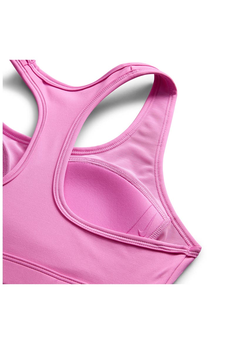 Dri-FIT Swoosh Medium Support Padded Sports Bra, Alternate, color, 675 PLAYFUL PINK/ WHITE