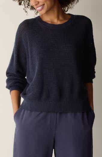 Organic Cotton & Tencel™ Lyocell Crewneck Sweater