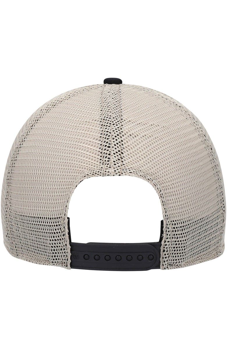 '47 Men's '47 Black Colorado Rockies Trawler Clean Up Trucker Snapback Hat, Alternate, color, 