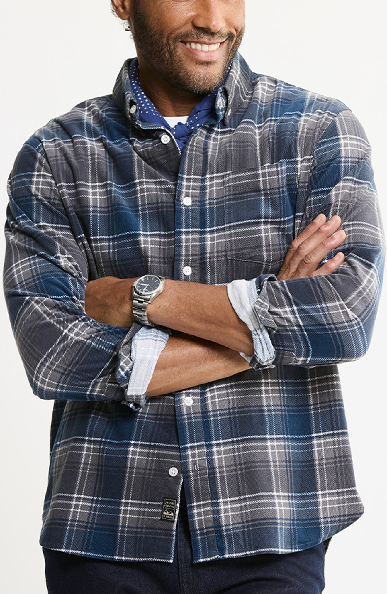 Stretch Corduroy Shirt Jacket