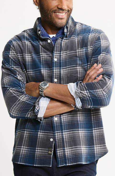 Stretch Corduroy Shirt Jacket