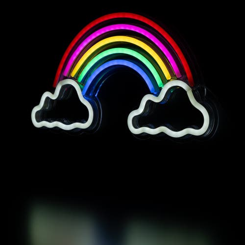 Northlight Led Rainbow And Clouds Neon Lighted Wall Art