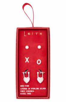 Leith 3-Pack Assorted Valentine's Day Earrings