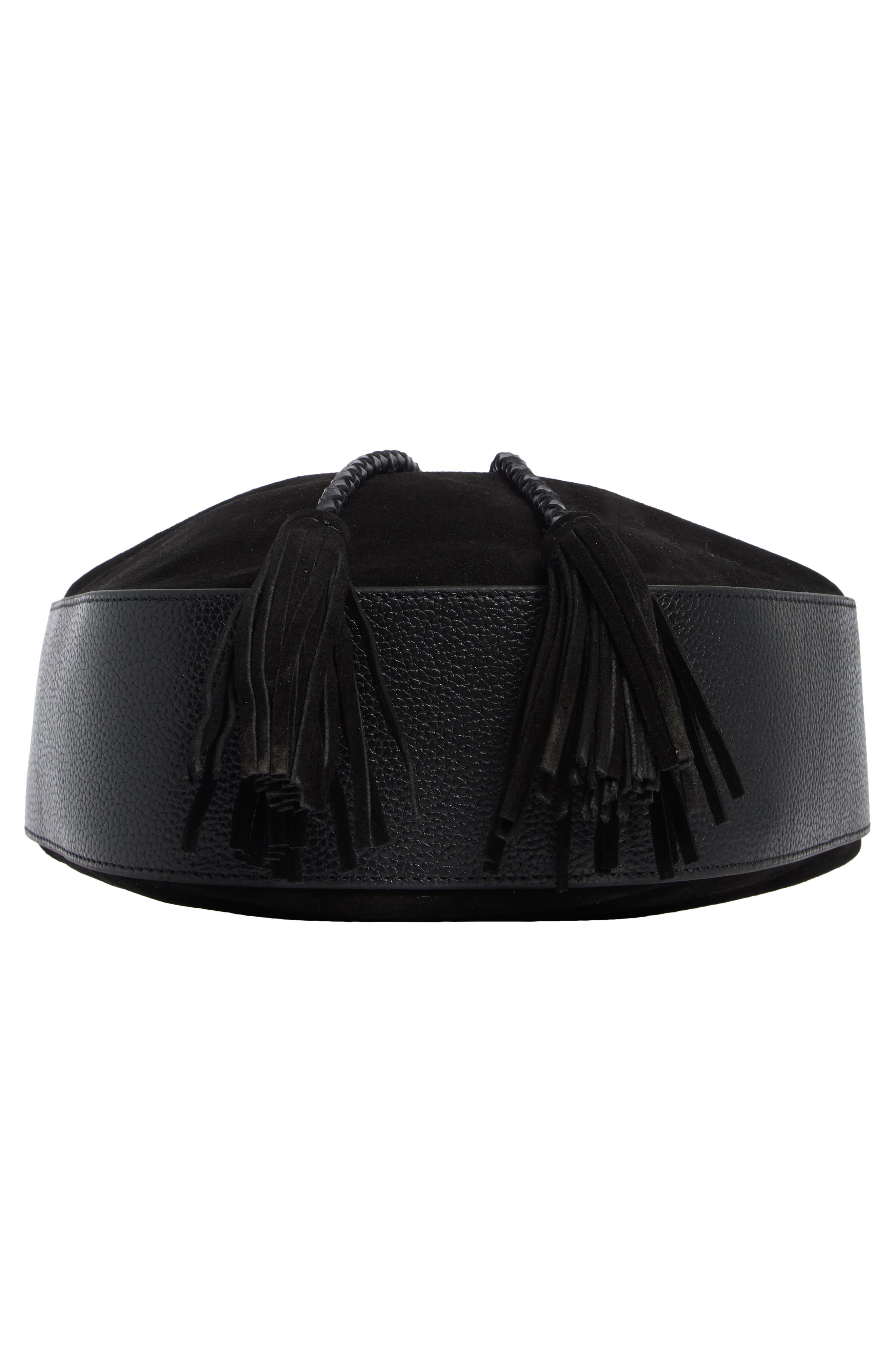 Rebecca Minkoff Lulu Crossbody Bag, Alternate, color, Black