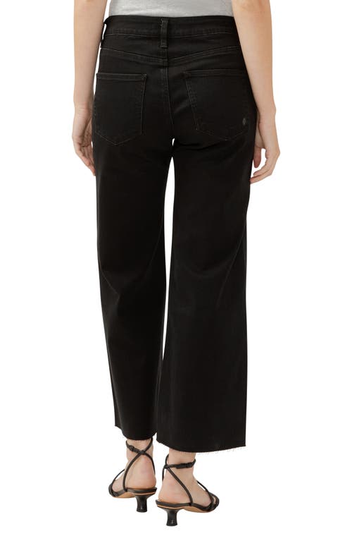 SILVER JEANS CO. SILVER JEANS CO. SUKI CURVY RAW HEM MID RISE ANKLE WIDE LEG JEANS