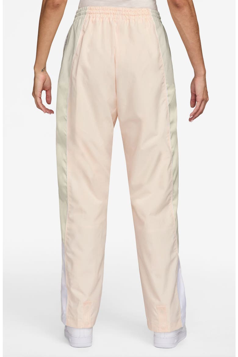 Water Repellent High Waist Track Pant, Alternate, color, 103 CHALK/SAIL