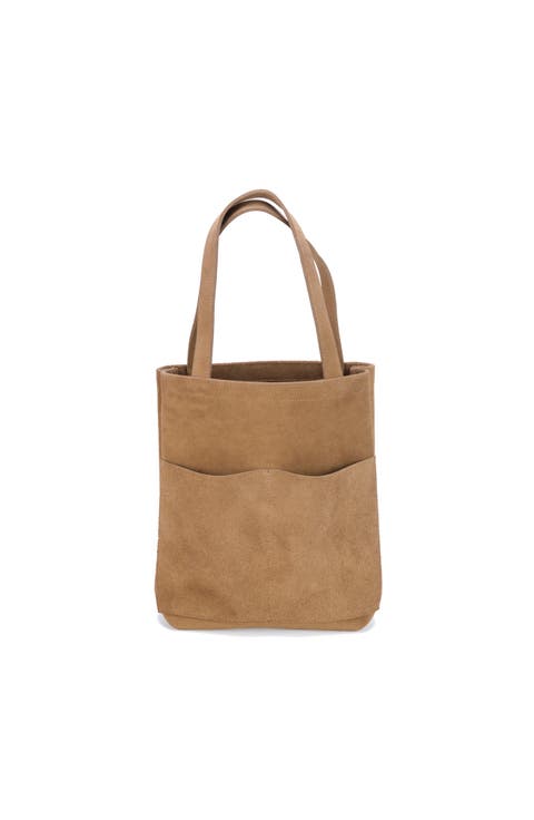 Brooklyn Nubuck Suede Leather Tote Bag