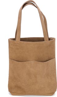Ezra Arthur Brooklyn Nubuck Suede Leather Tote Bag