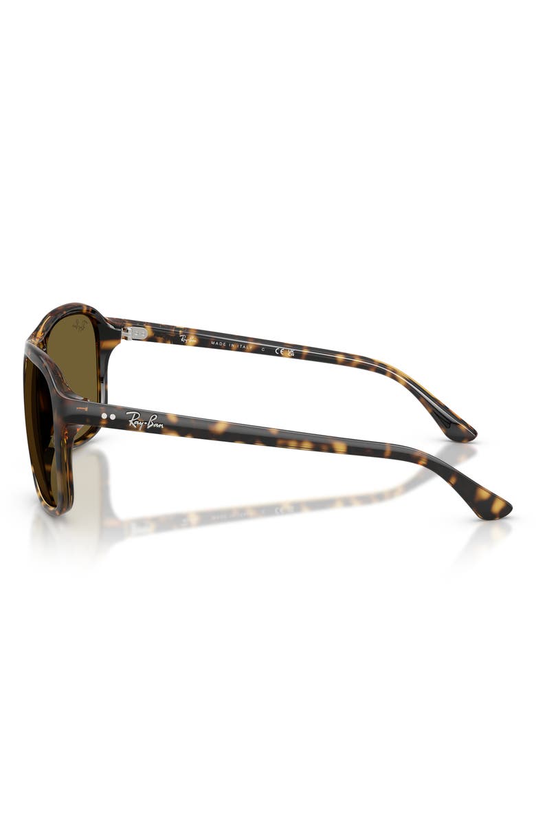 Ray-Ban 60mm Pilot Sunglasses, Alternate, color, Havana