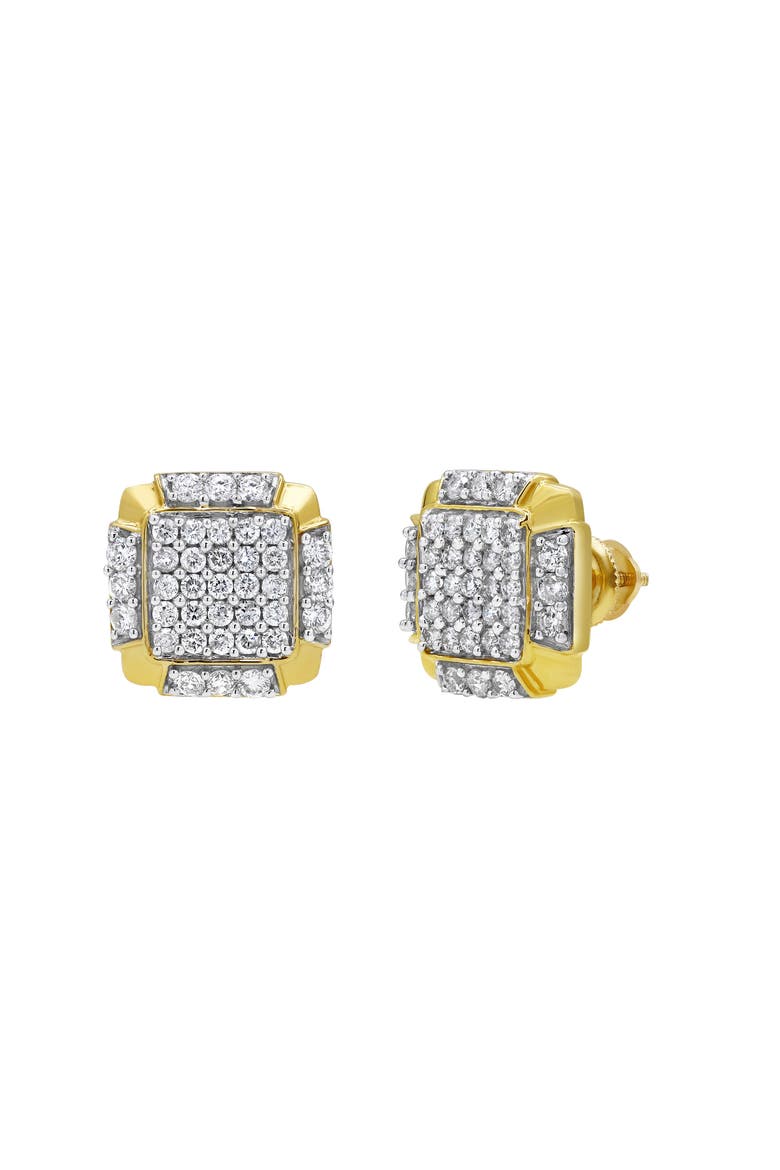 MVP 14K Yellow Gold Diamond Stud Earrings - 1.02ct., Main, color, 14K Yellow Gold