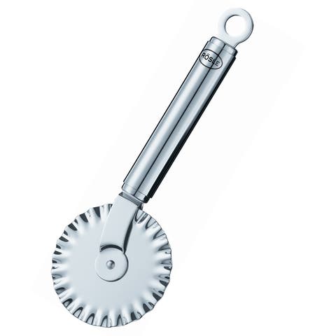 Stainless Steel Round Handle Pasta, Ravioli, And Pastry Wheel