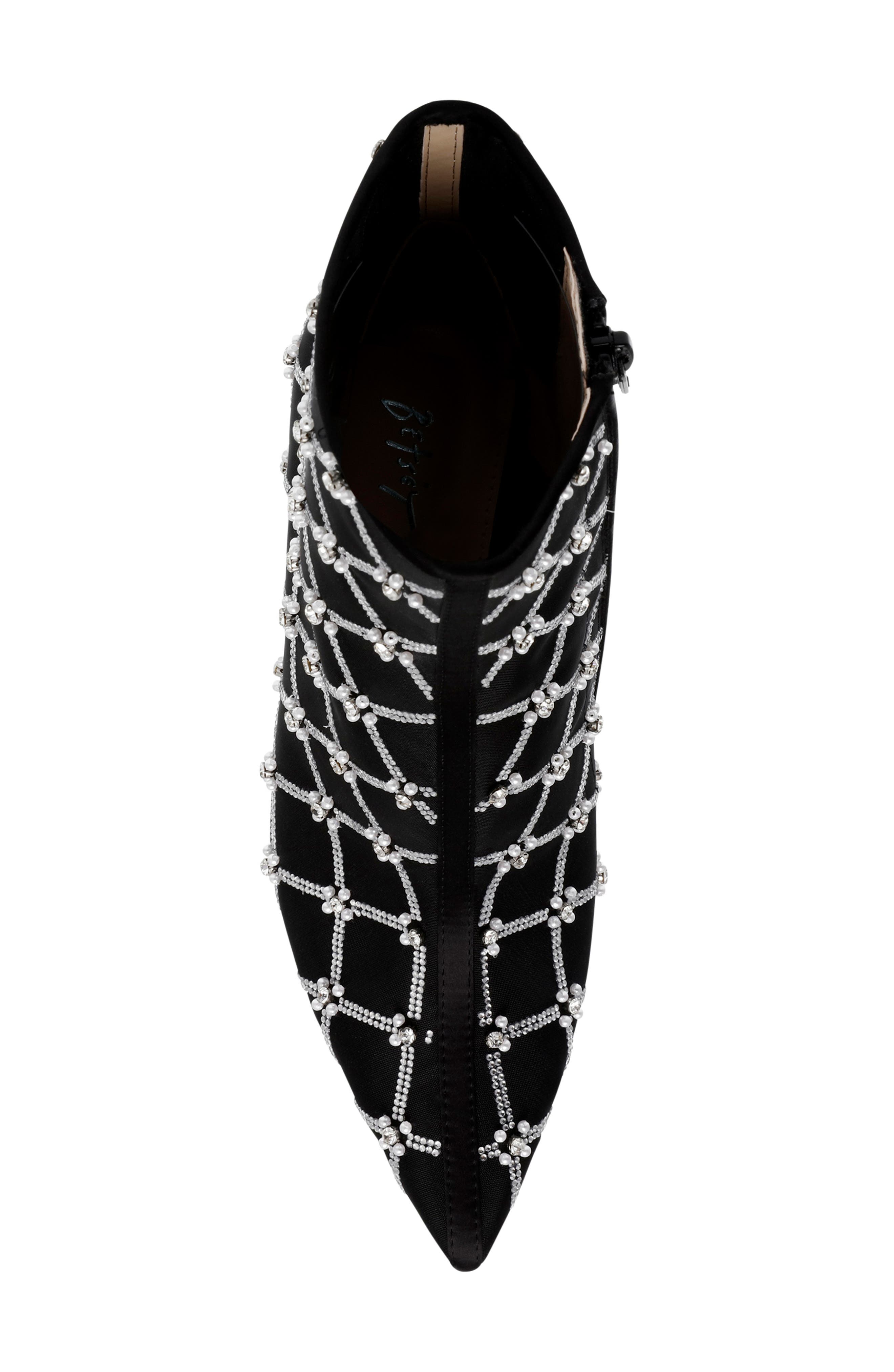 Betsey Johnson Lark Crystal Embellished Bootie, Alternate, color, 