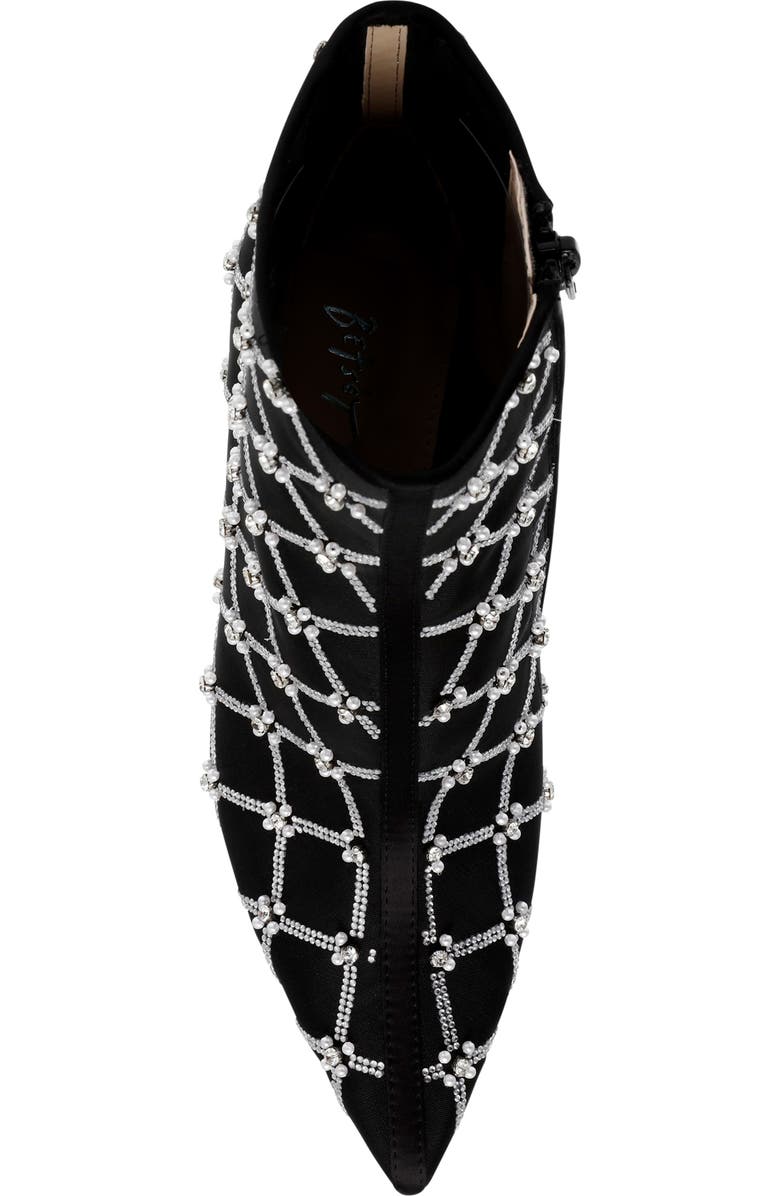 Betsey Johnson Lark Crystal Embellished Bootie, Alternate, color,