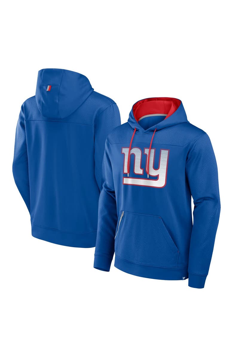 FANATICS Men's Fanatics Royal New York Giants Defender Pullover Hoodie, Alternate, color, Royal