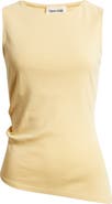 Open Edit Asymmetric Rib Cotton Tank