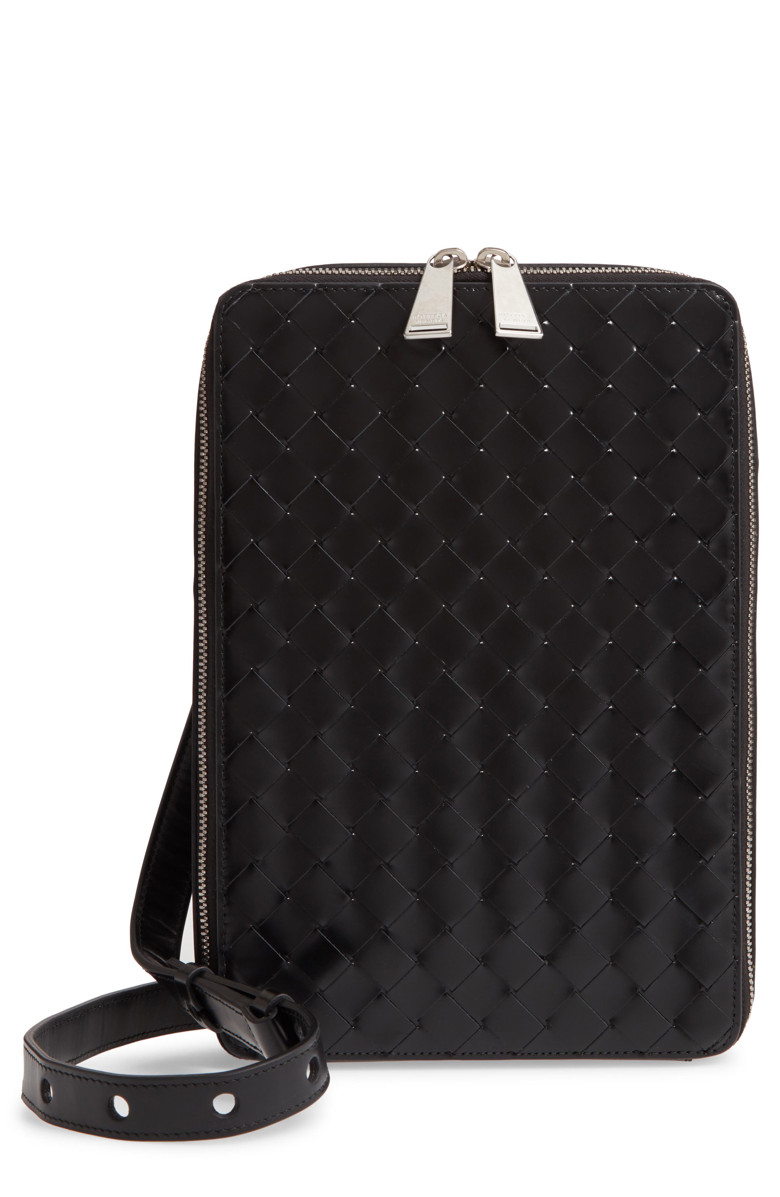 Bottega Veneta Intrecciato Maxi Woven Leather Belt Bag, Main, color, 