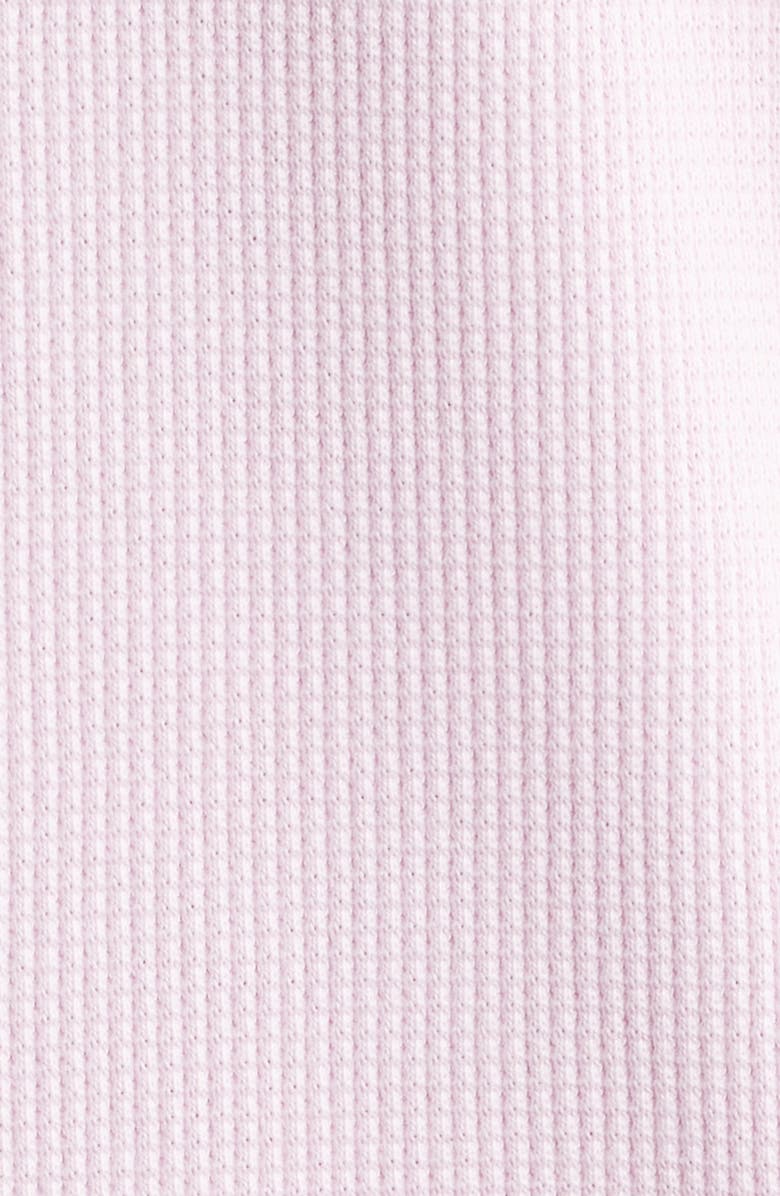 BOILER ROOM Logo Long Sleeve Waffle T-Shirt, Alternate, color, Light Pink