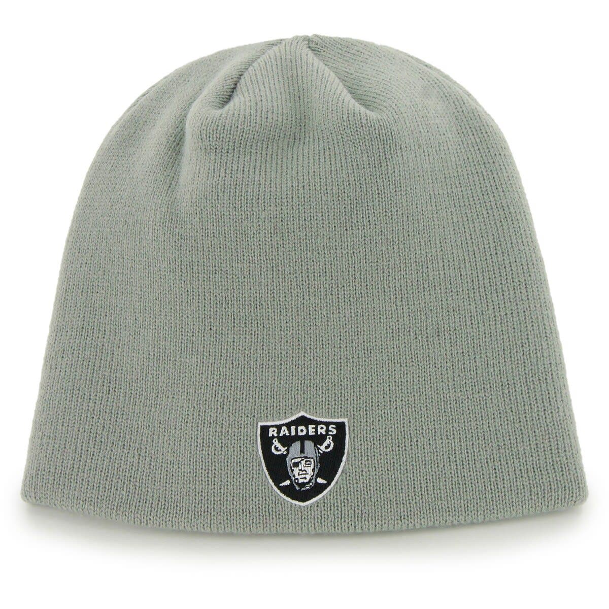 '47 Men's '47 Gray Las Vegas Raiders Secondary Logo Knit Beanie (Men ...