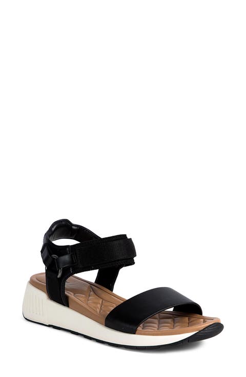Carrie Wedge Sandal (Women) (Wide Width Available)